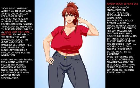 The Story of How Even Sentai Red's Mother Got Turned Into a Freak's Onahole Soldier - page 2